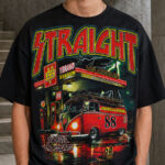 STRAIGHT Retro Gas Station Graphic Tee – 350g Streetwear