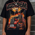 VANITY DREAMS Eagle Truck Graphic Tee – 350g Streetwear