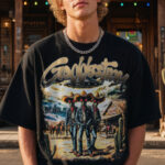Alien Cowboy Trio Graphic Tee – 350g Streetwear