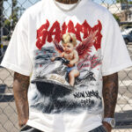 SAVAGE Cherub Jet Ski Graphic Tee – 350g Streetwear