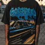 GODSPEED Skeleton Lowrider Graphic Tee – 350g Streetwear