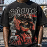 GODSPEED Racing Championship Skeleton Graphic Tee – 350g Streetwear