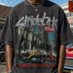 STRIDELOCK STAR F1 City Graphic Tee – 350g Streetwear