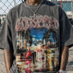 GODSPEED F1 Miami Street Graphic Tee – 350g Streetwear